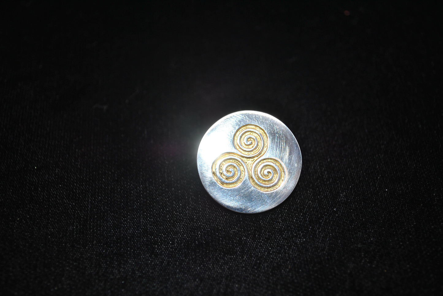 Triskelion Sterling Silver Ear Tips: Bright Finish